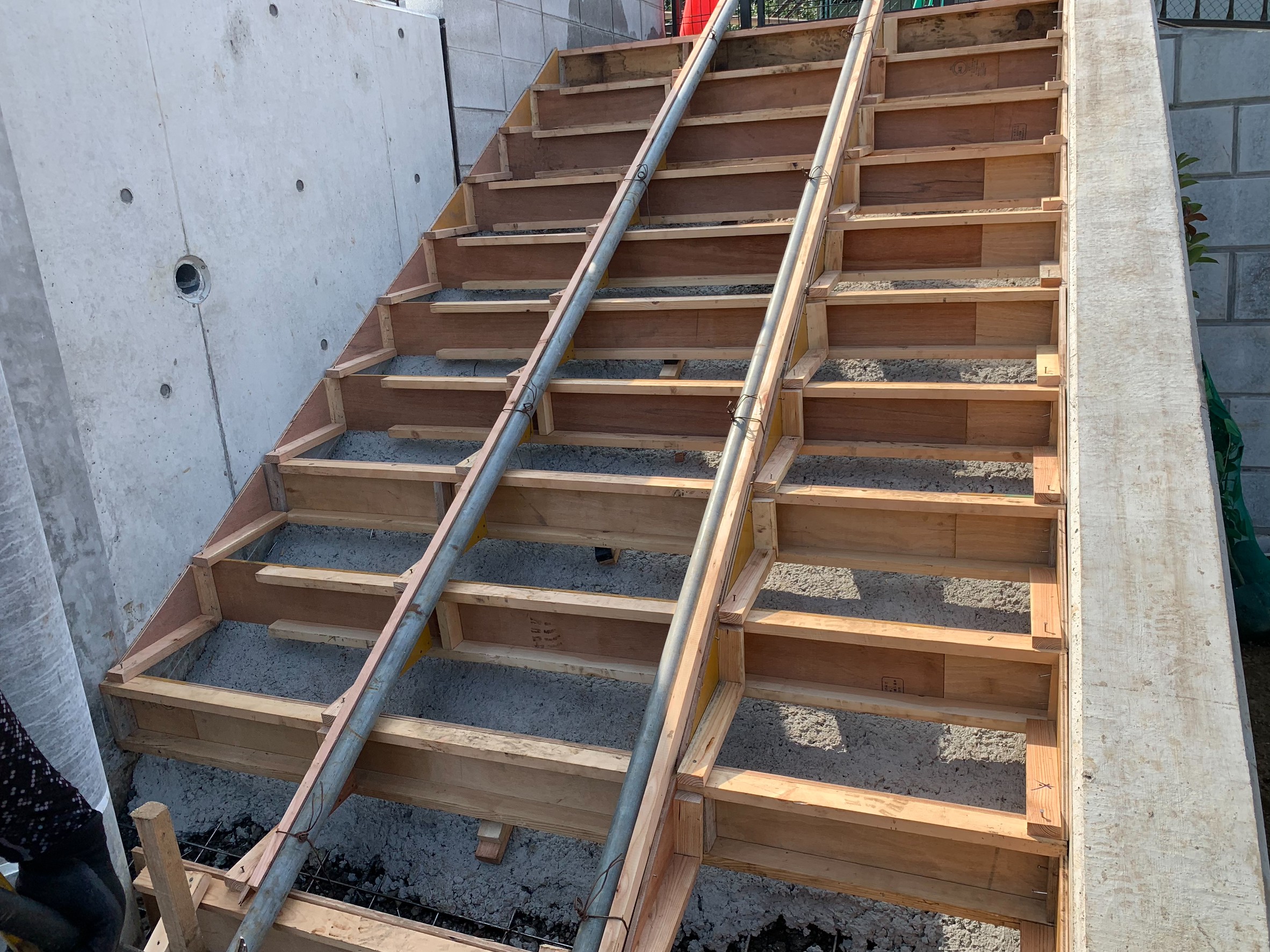 市ヶ尾造成工事の施工写真