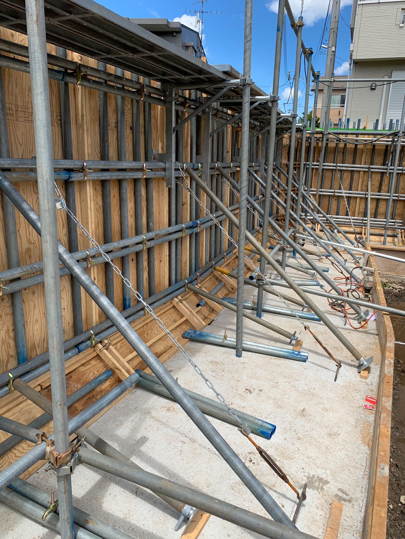 市ヶ尾造成工事の施工写真 3